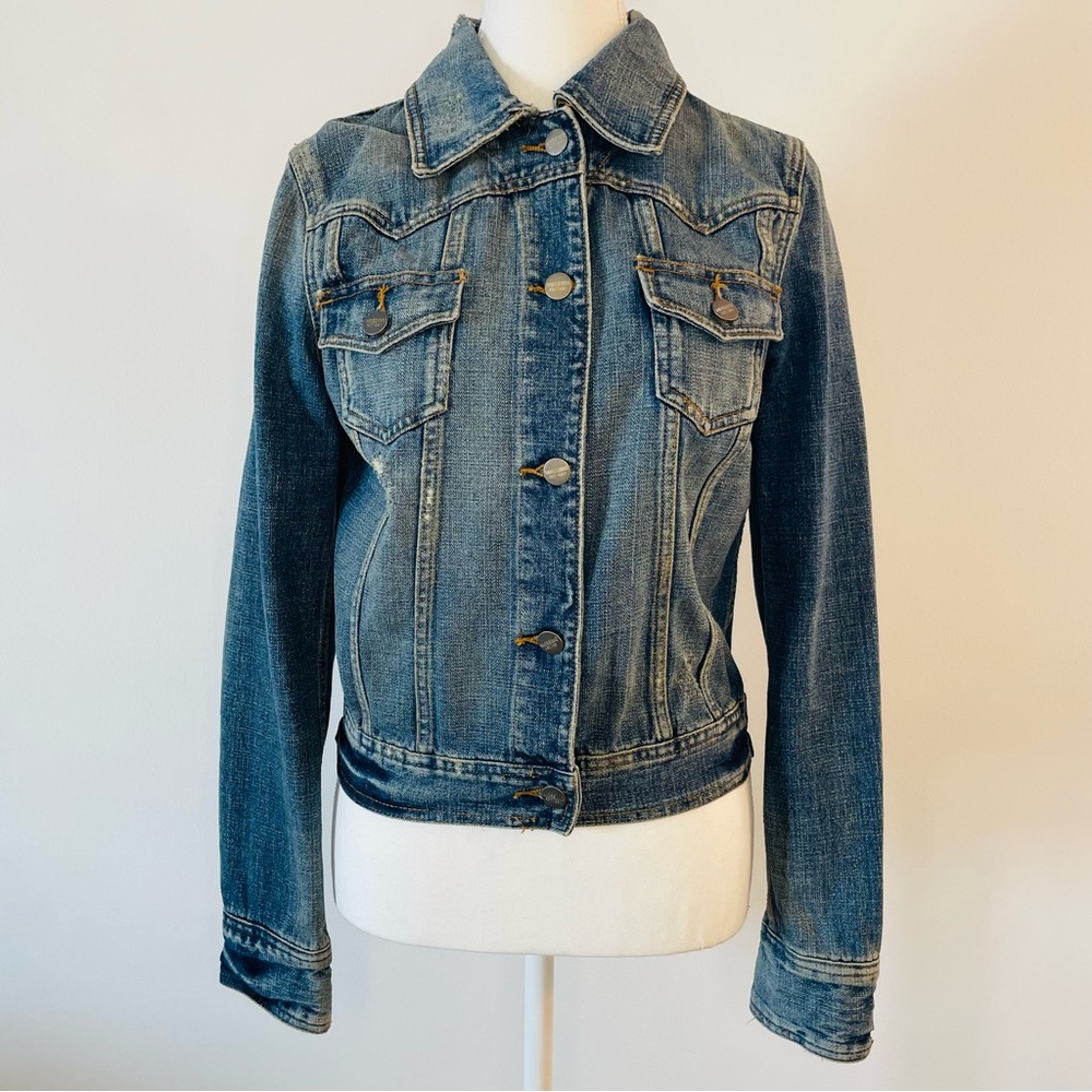 Denim Jean Jacket 100% Cotton Blue Mossimo Supply Co. Medium 2/$15